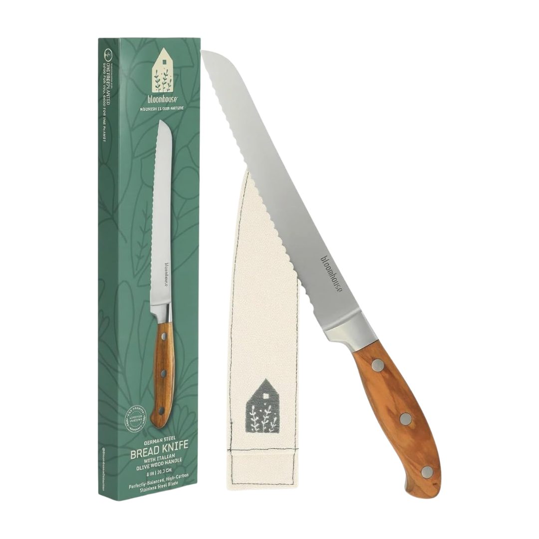 Bloomhouse 8" Oprah's Favorite Things German Steel Bread Knife