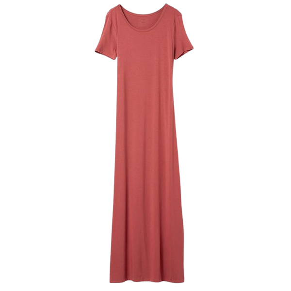 Amazon Essentials Women's Jersey Crewneck Side Slit Maxi Dress