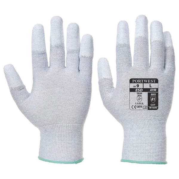 Portwest A198 Antistatic Safety Glove With Fingertip Coating