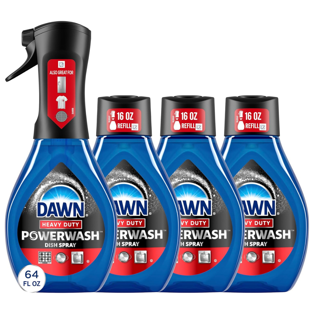 4-Pack 16oz Dawn Powerwash Dish Spray All-Purpose Cleaner & Degreaser