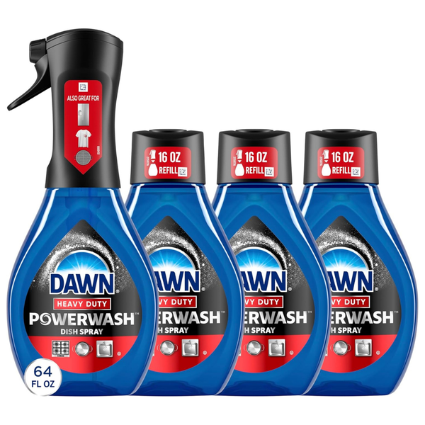4-Pack 16oz Dawn Powerwash Dish Spray All-Purpose Cleaner & Degreaser