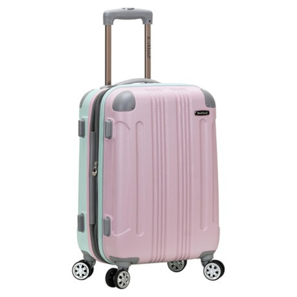 20" Rockland London Carry-On Spinner Wheel Luggage (Mint)