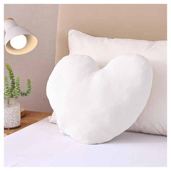 EVOLIVE 15X17 Inch Large Heart Shaped Pillows