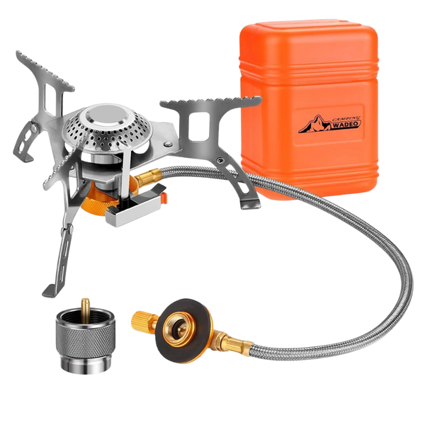 WADEO 3700W Portable Backpacking Gas Stove