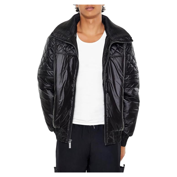 Forever 21 Quilted Bomber Jacket