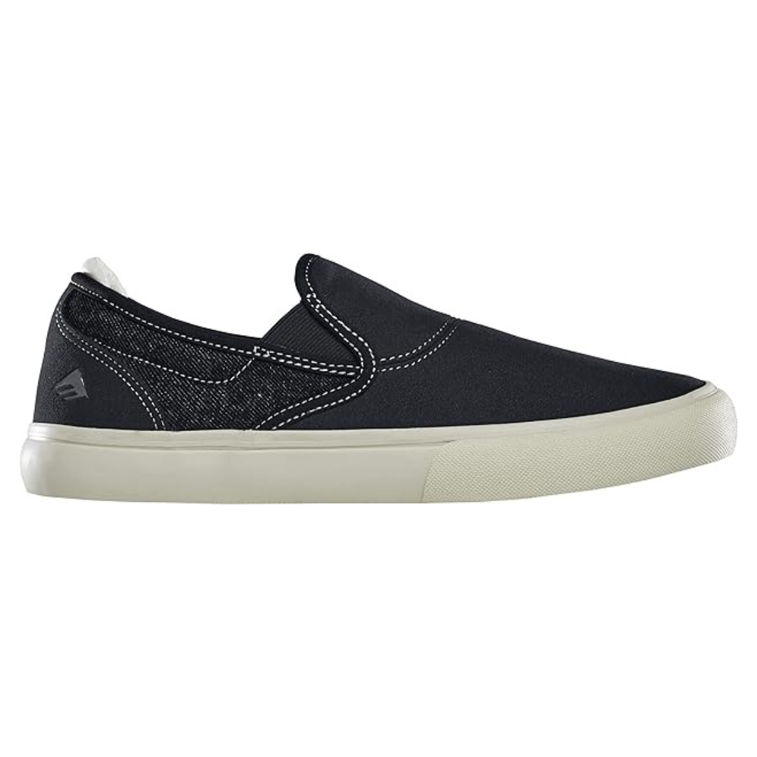 Emerica Mens Wino G6 Slip-On Black/Tan Shoes