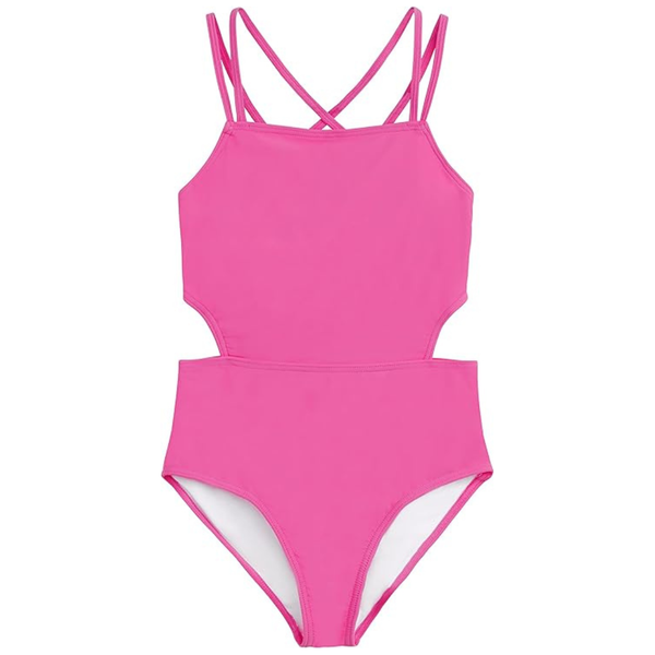 Kanu Surf Girls Beach Girl Sport Cut-Out One Piece Swimsuit