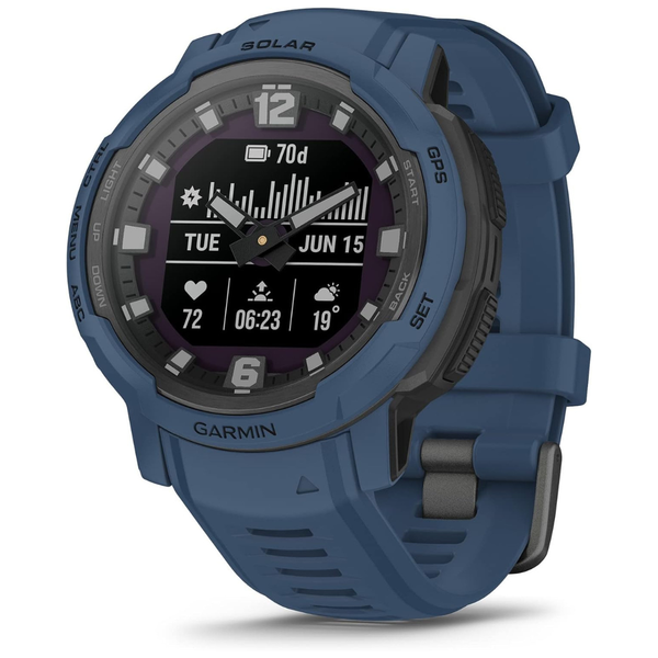 Garmin Instinct Crossover Solar Rugged Hybrid Smartwatch