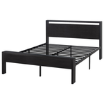 14" Full Size Metal Platform Bed Frame With Headboard & Footboard