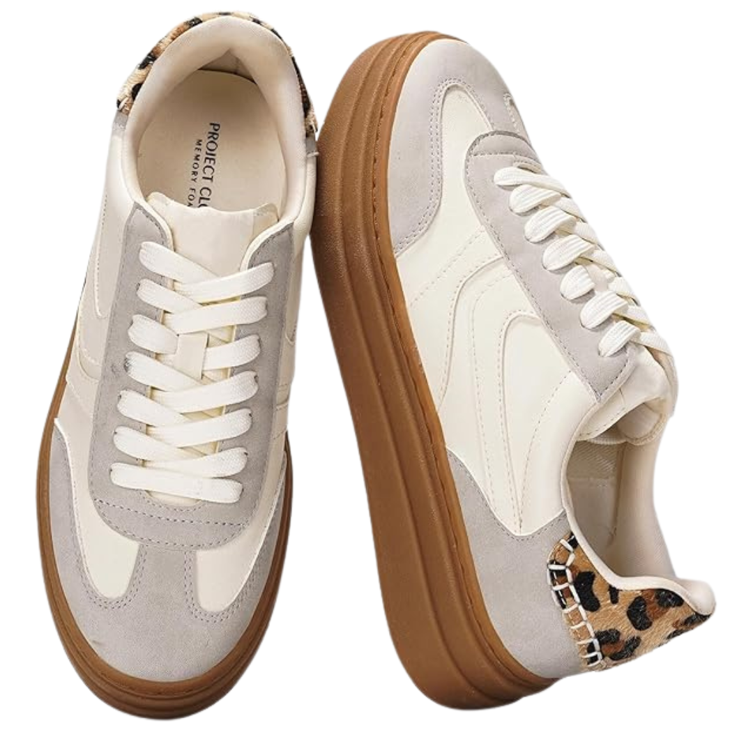 Women's Memory Foam Insole Lace Up Platform Shoes (Various)