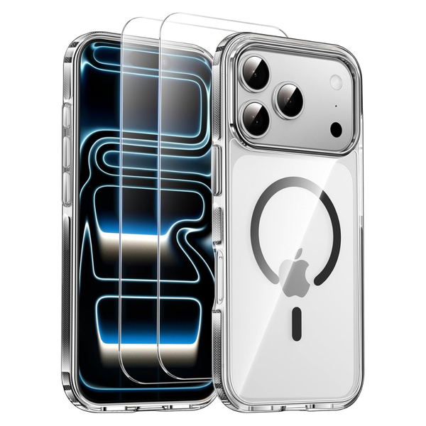 SmartDevil MagSafe Case + 2-Pk Screen Protectors
