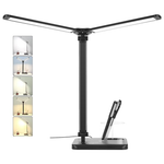 Woputne LED Desk Lamp With Dual Heads