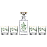 Lenox Holiday 5 Piece Whiskey Set