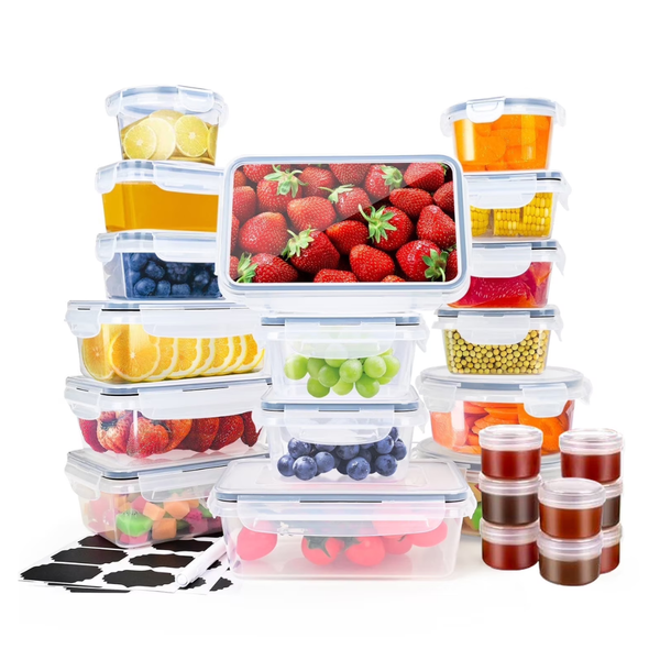52-Piece Tinana BPA-Free Food Storage Containers Set