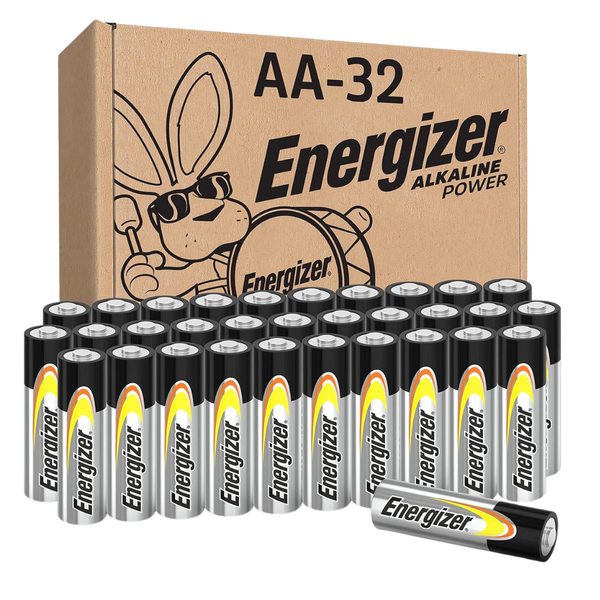 32-Count Energizer AA Alkaline Batteries