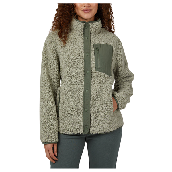 32 Degrees Women's Cozy Sherpa Snap Jacket (4 Colors)