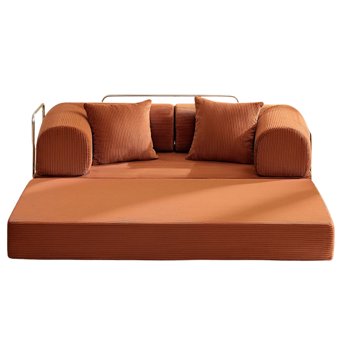 COOLHUT 63" W High Rebound Density Sponge Sofa Couch