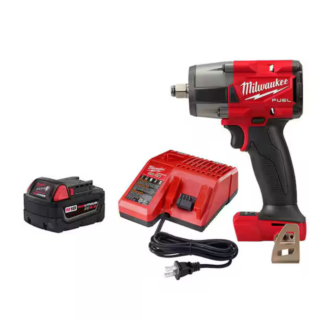 Milwaukee M18 FUEL 18V Impact Wrench F Ring w/Starter Kit