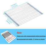 Seropy 17.5" x 11.8" Roll Up Dish Drying Rack