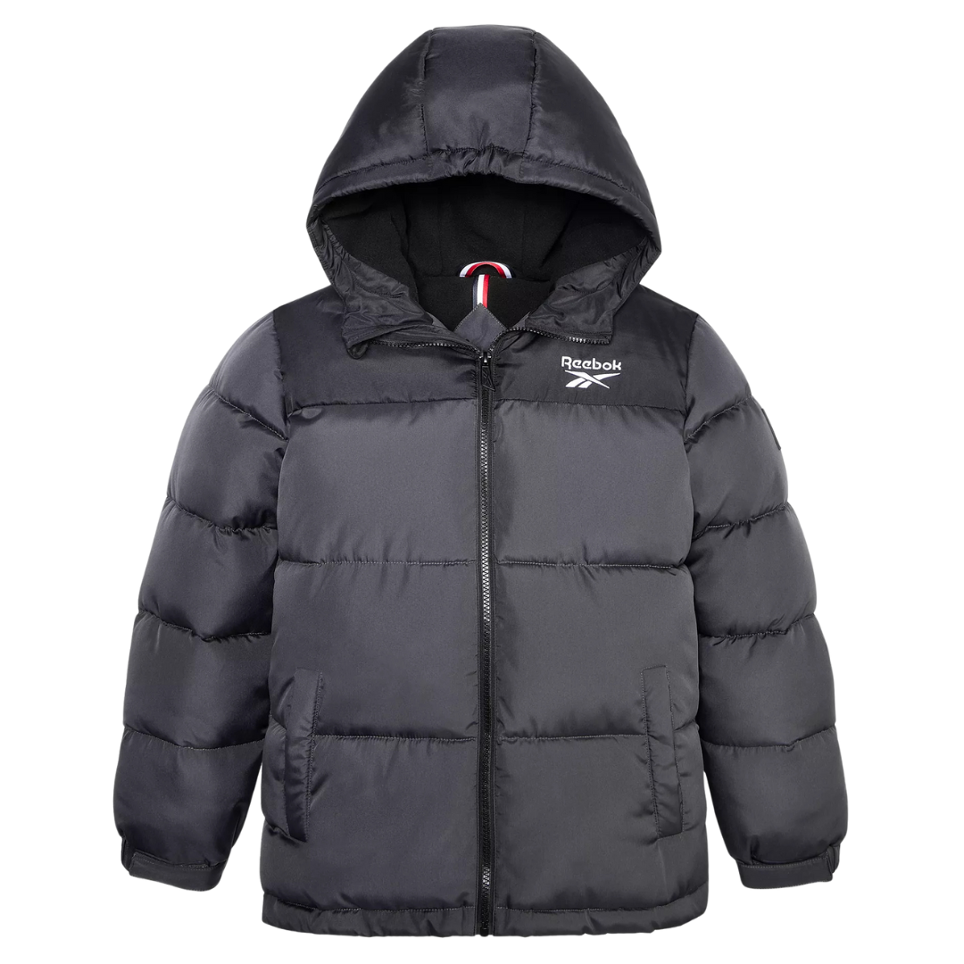 Toddler & Little Boys' Contrast Yoke Puffer Jacket