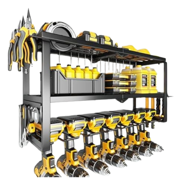 3-Tier Hipidian Power Tool Wall Mount Organizer (300-Lbs Capacity)