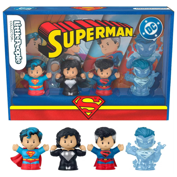 Little People Superman Through The Ages Mini Figure