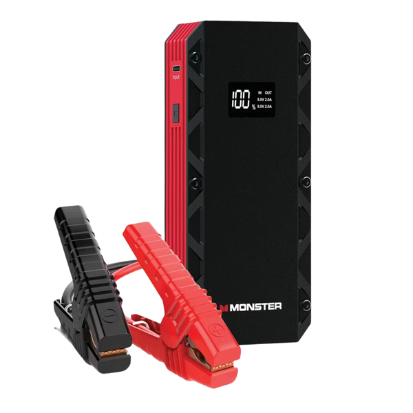 Monster 8000MAH Portable Jump Starter Power Bank And Flashlight
