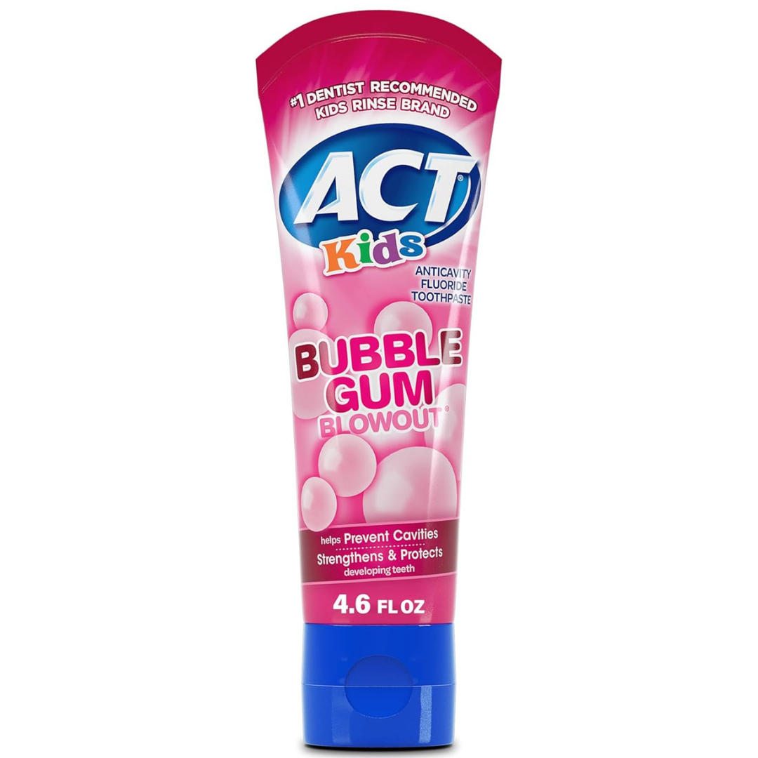 Act Kid's Bubblegum Blowout Toothpaste, 4.6 Ounce