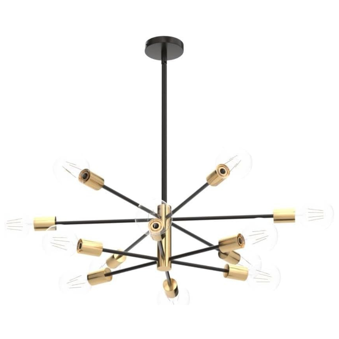 Ruiyey 12-Light Ceiling Light Fixture Sputnik Chandeliers