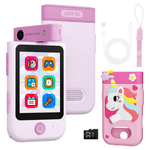 Kids Touchscreen Learning Phone With Camera & 32G SD Card