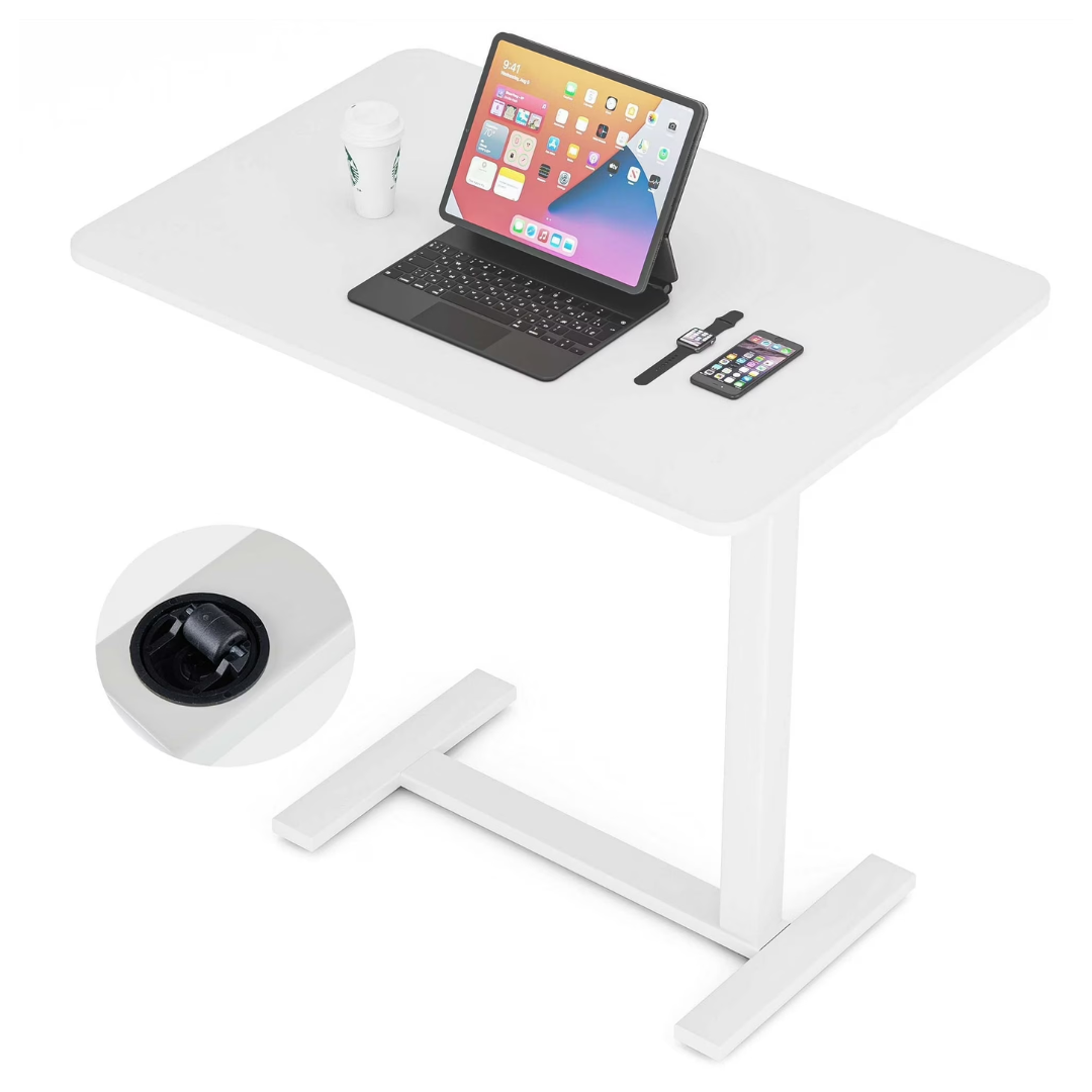 ZUNMOS Mobile Adjustable Height Sit-To-Stand Desk