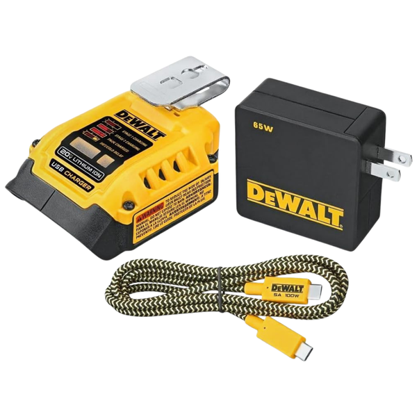 DeWalt USB Charging Kit For 20V & 60V Batteries