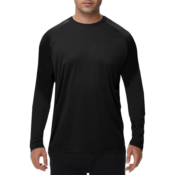 BOOJO Men's Moisture Wicking UV UPF Long Sleeve Shirts
