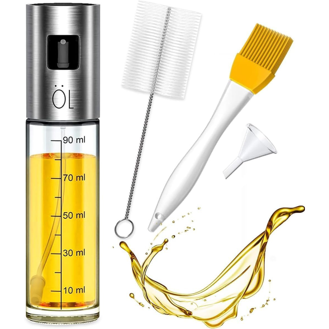 100ml Ergonomic Leak-Proof Olive Oil Spray Bottle