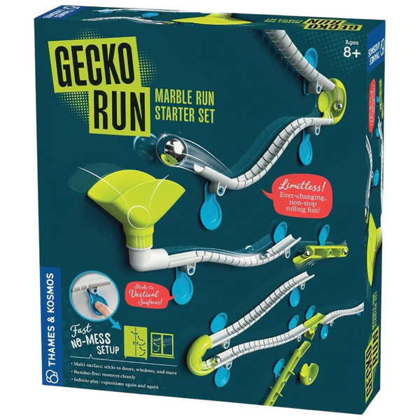 63-Piece Thames & Kosmos Gecko Marble Run Starter Set