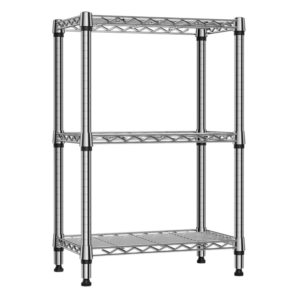 M MZG 750 lbs 3-Tier Heavy Duty Metal Storage Shelf