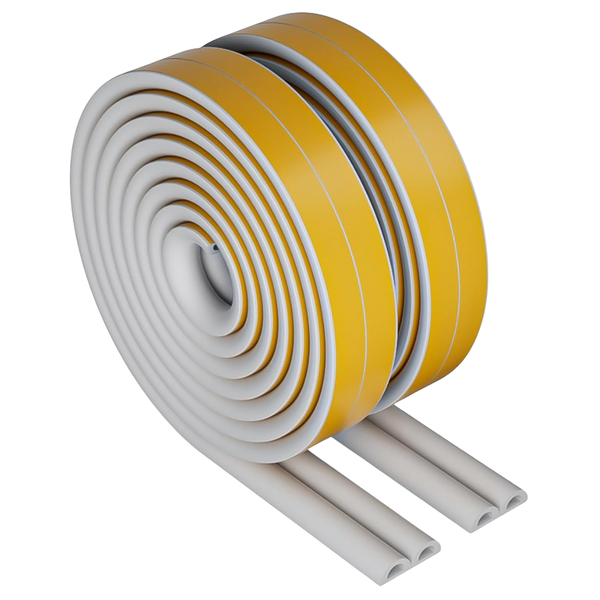 33FT D-Type Self Adhesive Foam Weather Stripping Door Seal