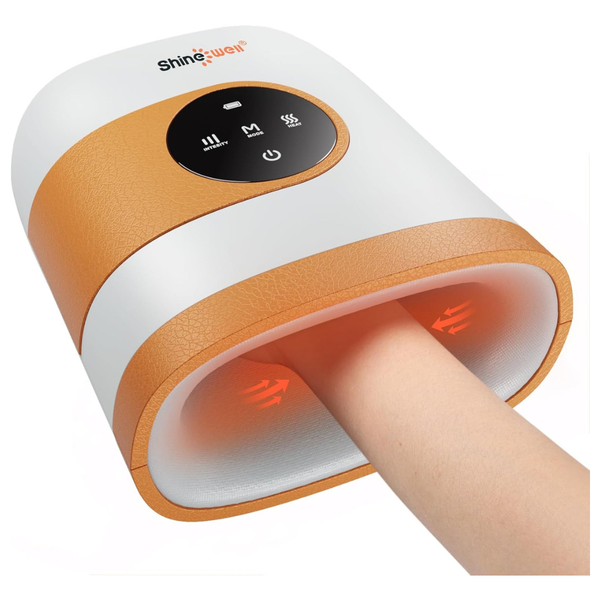 Shine Well Hand Massager With Heat And Compression