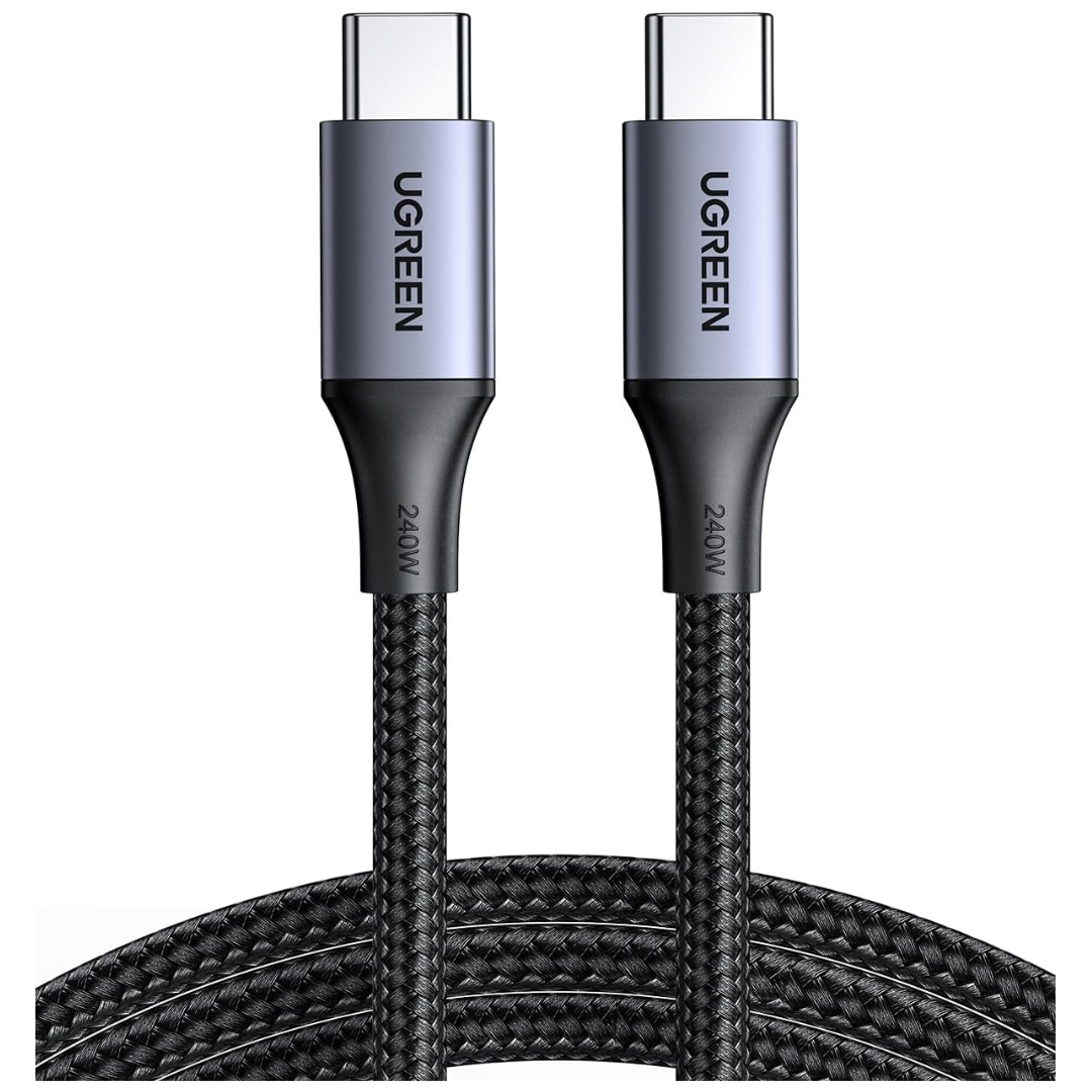 Ugreen 6.6ft 240W Fast Charging USB C To USB C Cable