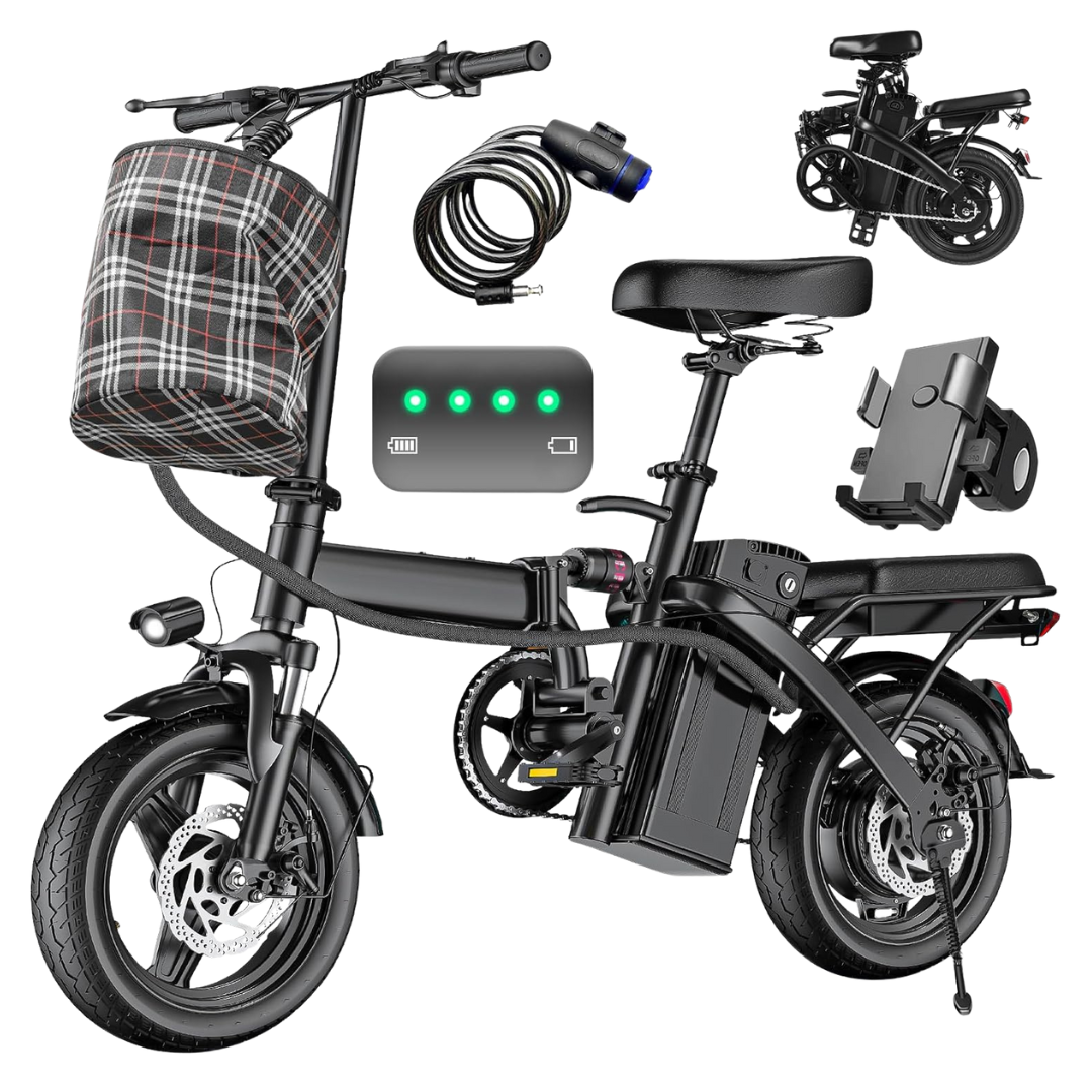 Electric Folding Commuter City Bike With 48V 10Ah Battery