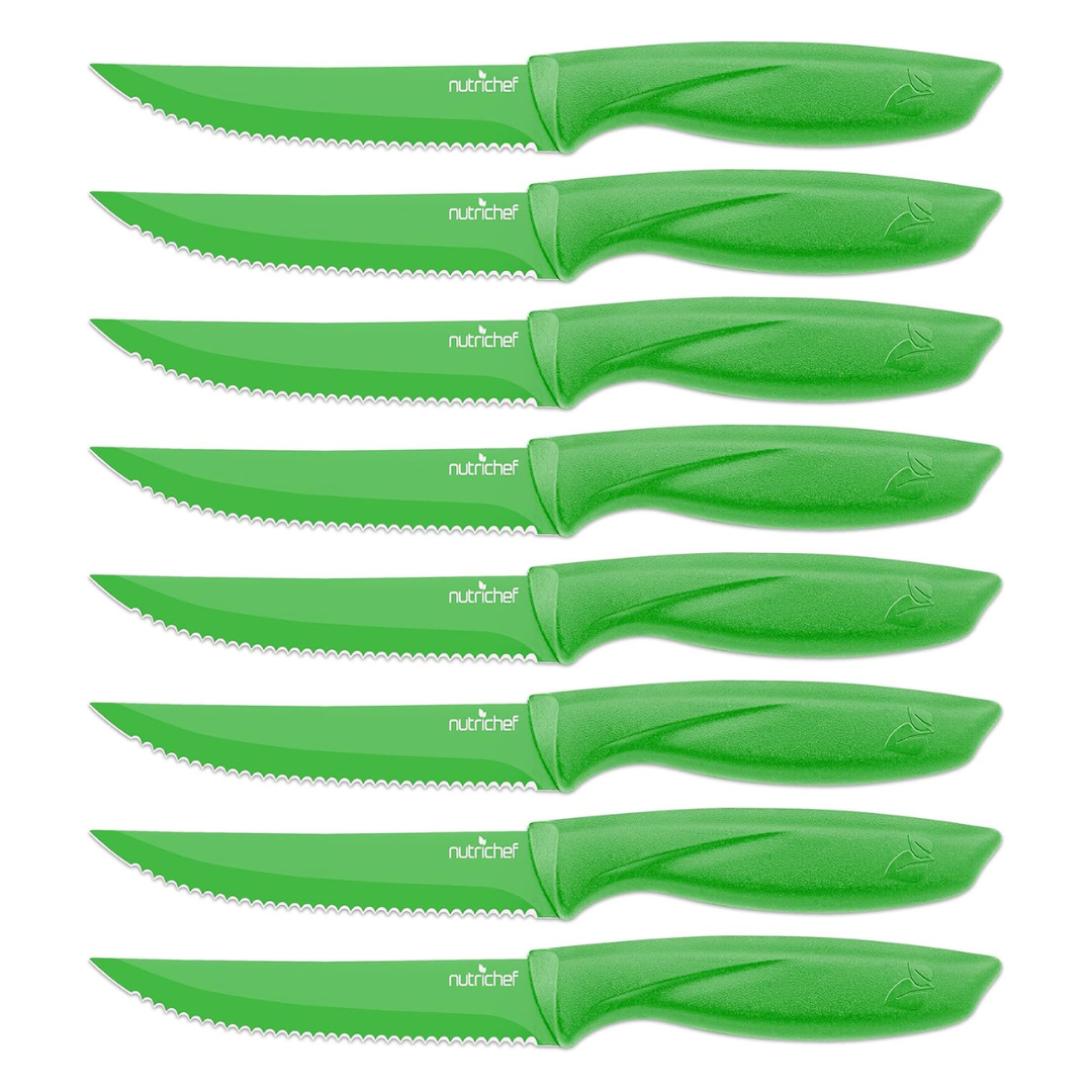 Set Of 8 NutriChef Steak Knife