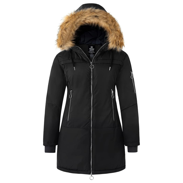 Women's Recycled Waterproof Long Winter Puffer Jacket
