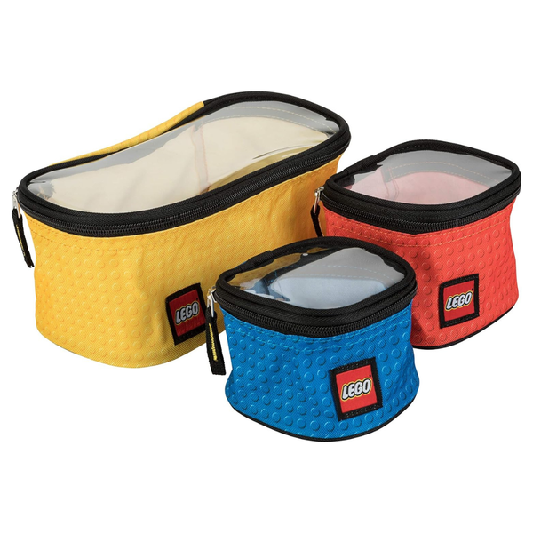 3-Piece Lego Storage Organizer Cubes Set