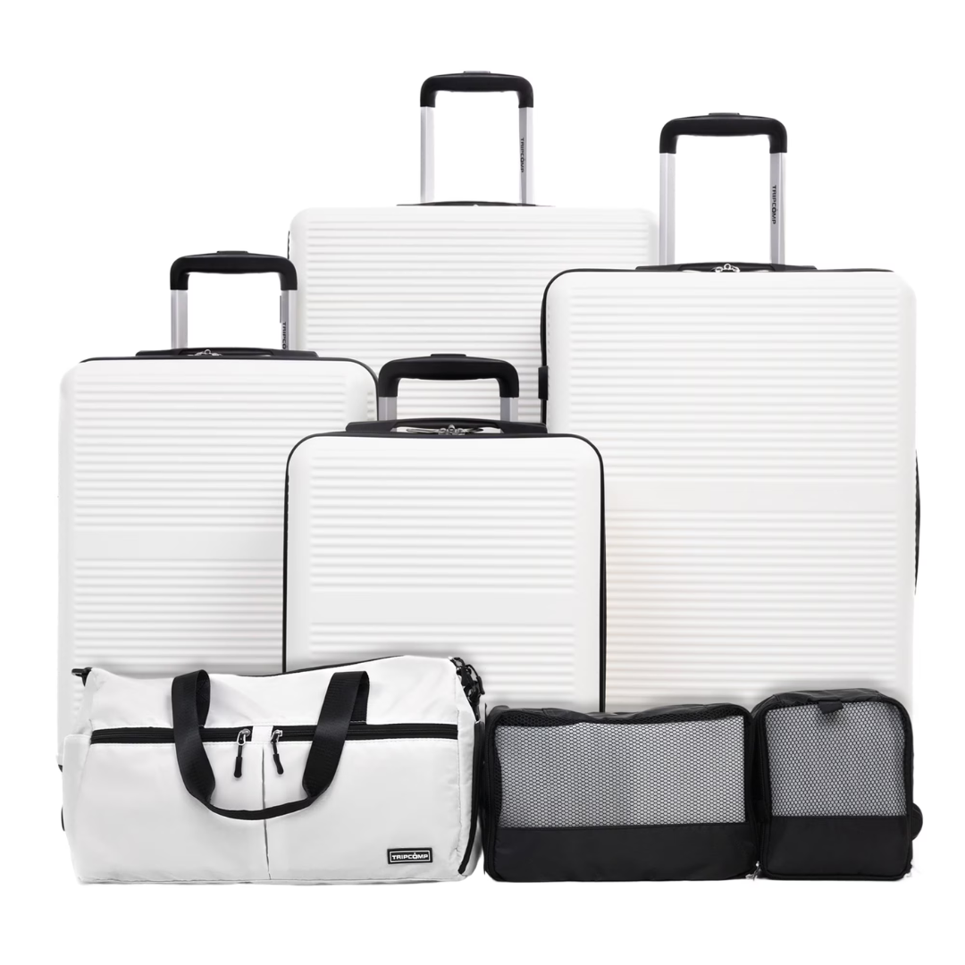 7-Piece Tripcomp Hardside ABS+PC Luggage Set (Various)