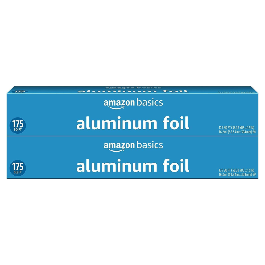 2-Pack Amazon Basics 175 Sq. Ft. Aluminum Foil