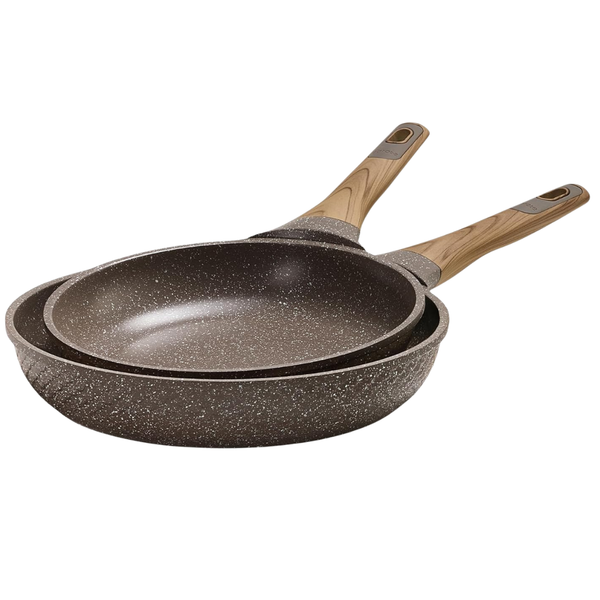 9.5'' & 11'' Carote Nonstick Frying Pan Skillet Set With Heat-Resistant Handle