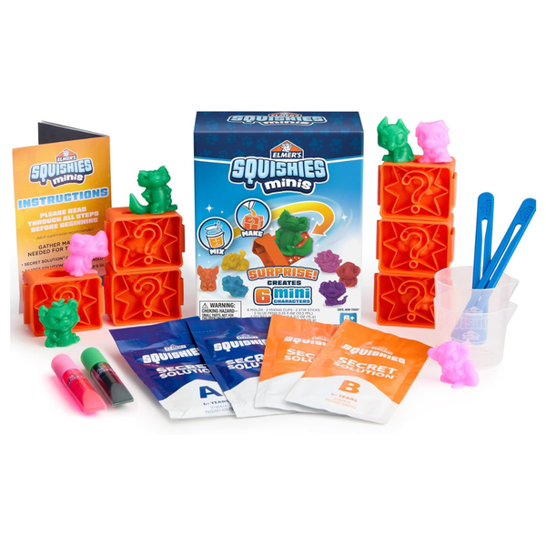 Elmer's Squishies 24-Piece DIY Kids Activity Kit