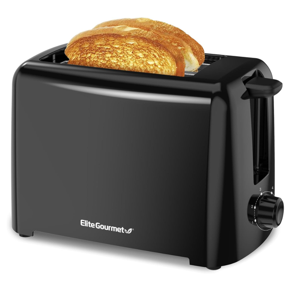 Elite Gourmet ECT1027B Cool-Touch Toaster With 6 Settings