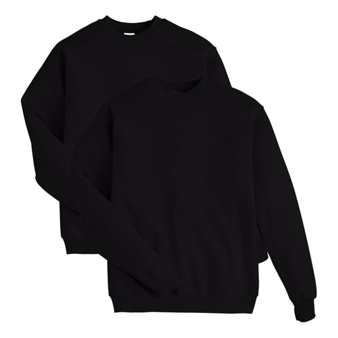 2-Pack Hanes Men's Ecosmart Fleece Sweatshirt