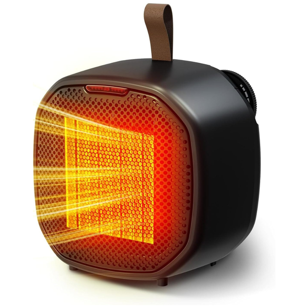 1200W Portable Ceramic Space Heater with Thermostat